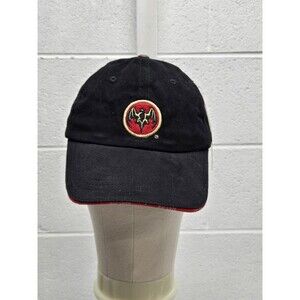 NWT Barcardi Rum Black Baseball Cap Bat Logo 100% Cotton Dad Hat ~ NEW!